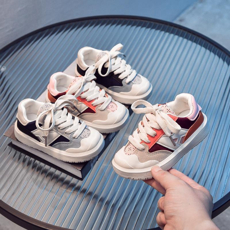 [343331] - Sepatu Sneakers Tali Kasual Ringan Anak Cowok - Motif Gradient Wave