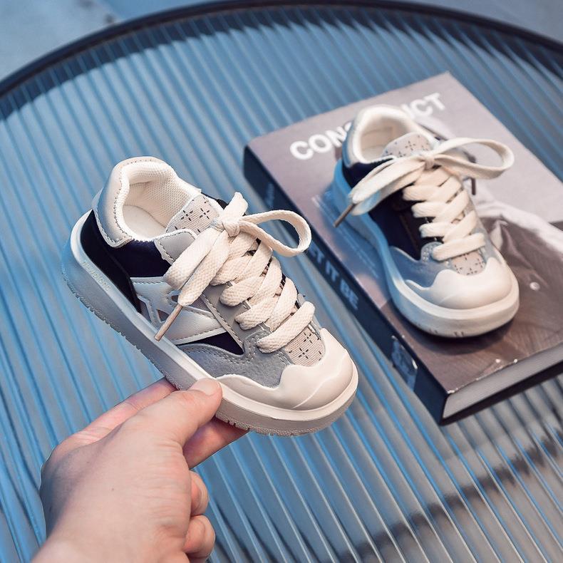 [343331] - Sepatu Sneakers Tali Kasual Ringan Anak Cowok - Motif Gradient Wave