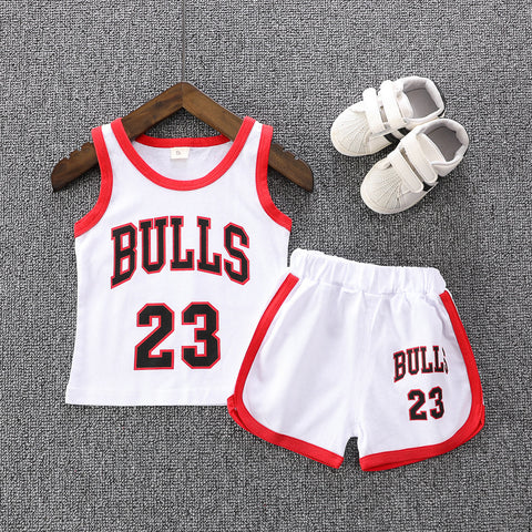 [345246-WHITE] - Setelan Kutung Homewear Anak - Motif Sport 23