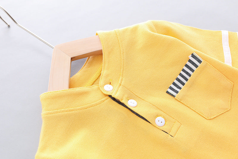 [345254] - Setelan Kemeja Koko Anak - Motif Arm Line