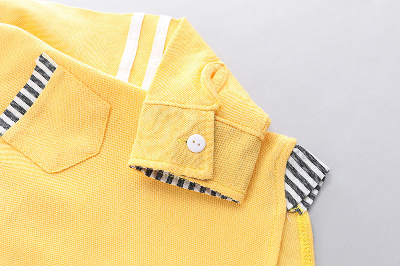 [345254] - Setelan Kemeja Koko Anak - Motif Arm Line
