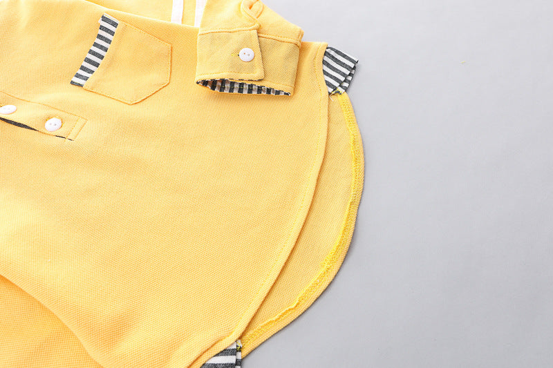 [345254] - Setelan Kemeja Koko Anak - Motif Arm Line