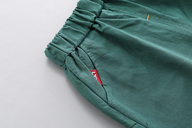 [345254] - Setelan Kemeja Koko Anak - Motif Arm Line