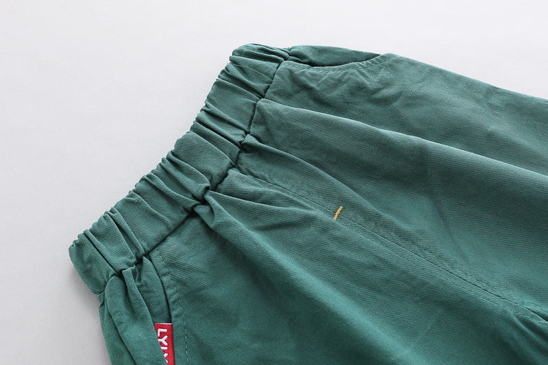 [345254] - Setelan Kemeja Koko Anak - Motif Arm Line