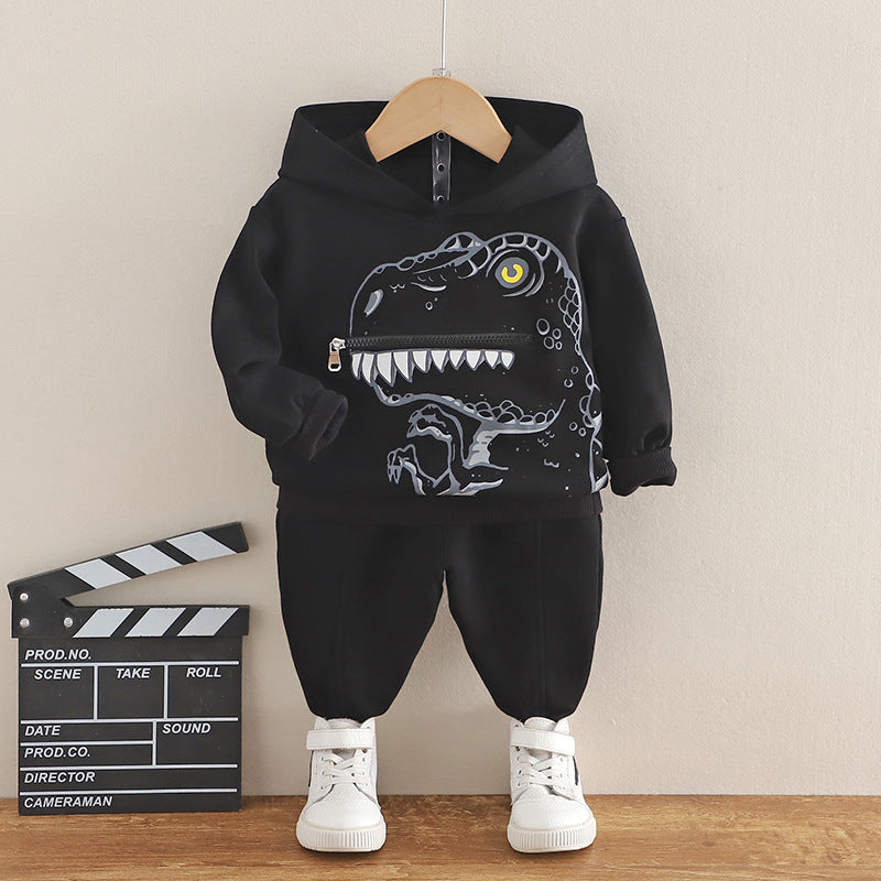 [345280] - Setelan Sweater Anak - Motif King T-Rex