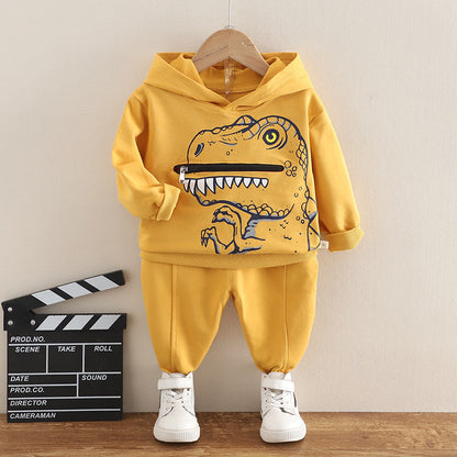 [345280] - Setelan Sweater Anak - Motif King T-Rex