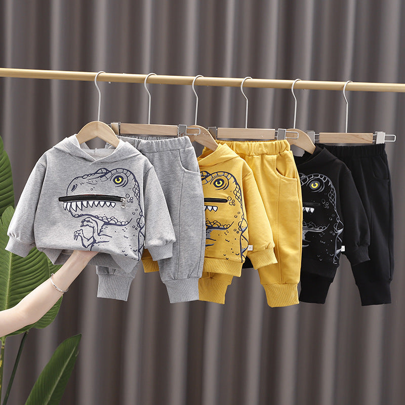 [345280] - Setelan Sweater Anak - Motif King T-Rex