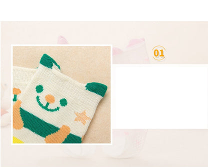 [374169] - Kaos Kaki Anak Import / Kaos Kaki Bayi Lucu - Motif Sweet Face
