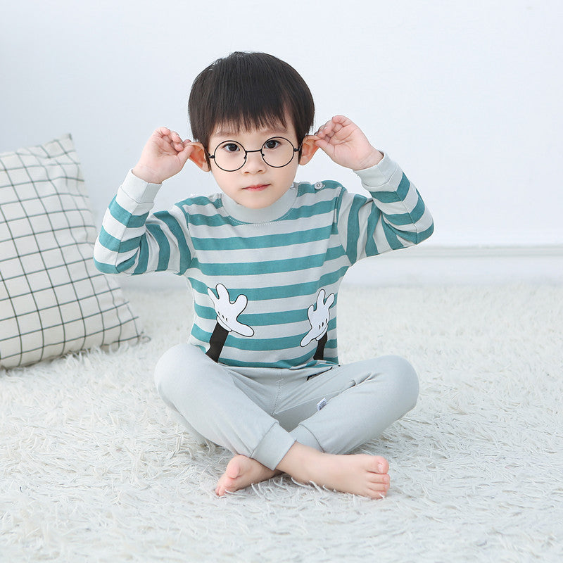 jual [351118] - Setelan Tidur Anak / Piyama Anak / Baju Tidur Anak - Motif Mickey's hand 