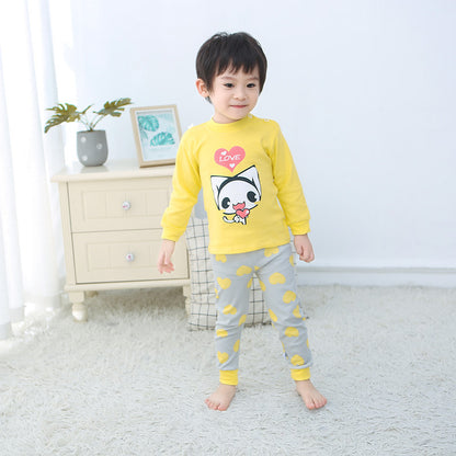 jual [351126] - Piyama Anak / Setelan Tidur Anak / Baju Tidur Anak - Motif Love Animal 