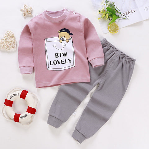 [351178] - Setelan Piyama Anak / Baju Tidur - Motif Bear Lovely