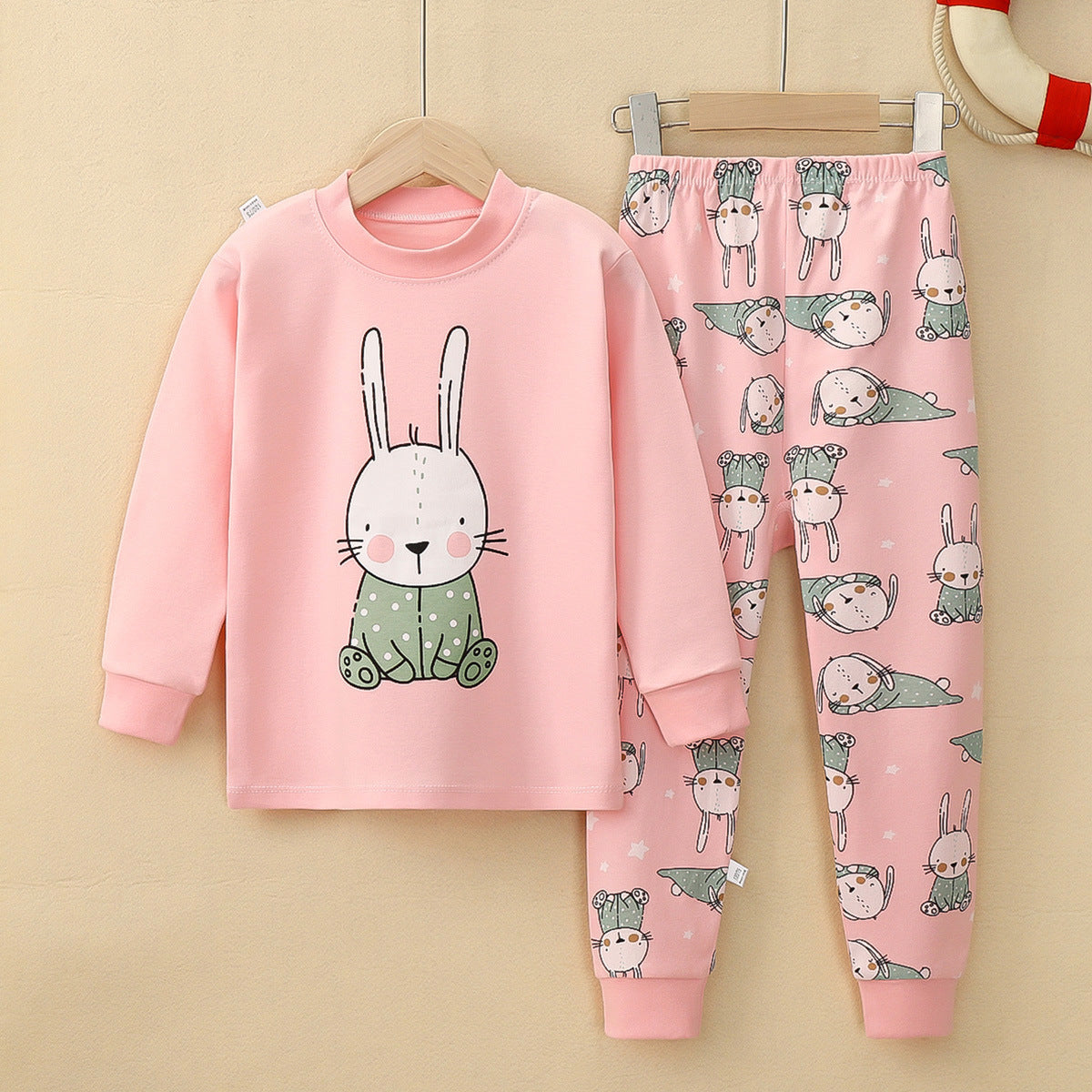[351244] - Setelan Piyama Anak / Baju Tidur - Motif Sleeping Rabbit