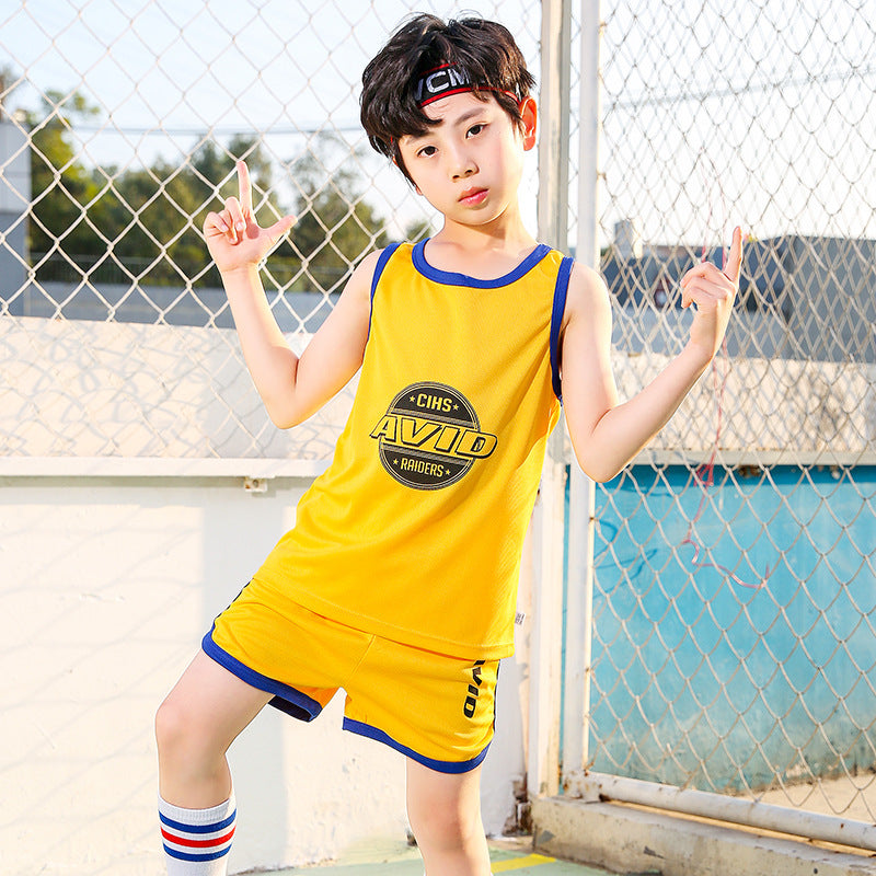 [351264] - Baju Setelan Anak - Motif BasketBall Avid