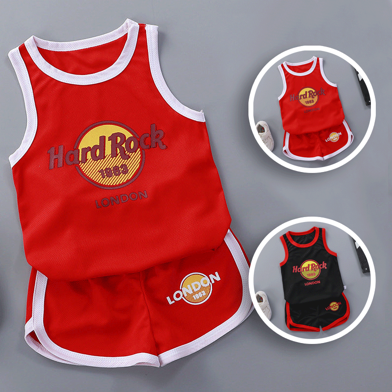 [351267] - Baju Setelan Sports Anak Cowok - Motif Hard Rock
