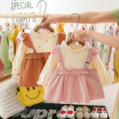 [352148] - Dress Renda Anak Perempuan Modish - Motif Love Bros Rabbit