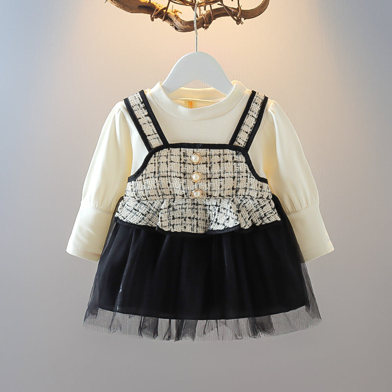 [352253] - Beautiful Dress Fashion Anak Perempuan - Motif  Abstract Pearl