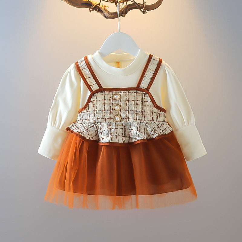 [352253] - Beautiful Dress Fashion Anak Perempuan - Motif  Abstract Pearl