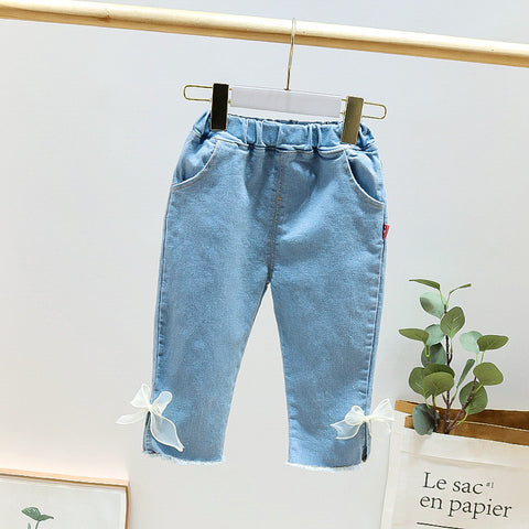 [352288] - Celana Panjang Jeans Anak - Motif Plain Ribbon