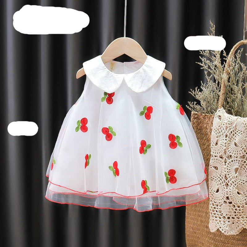 [352290] - Beautiful Dress Fashion Anak Perempuan - Motif Mini Cherry