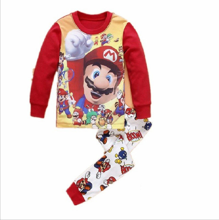 [354272] - Piyama Anak / Baju Tidur Anak / Setelan Piyama Anak Kekinian - Motif Super Mario Bros