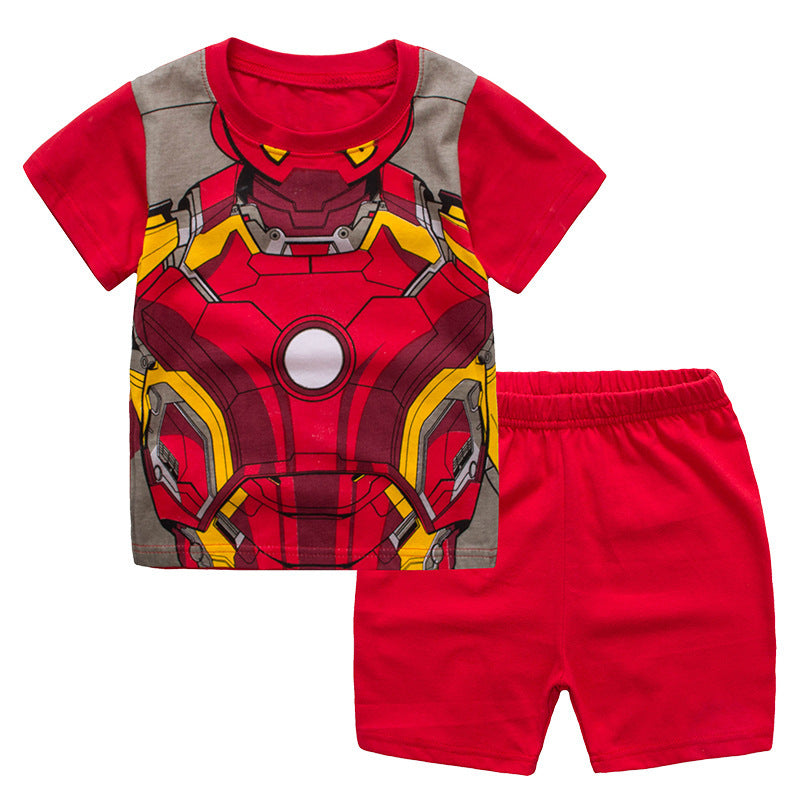 [354317] - Baju Setelan Street Wear Anak Sleek Style - Motif Iron Man