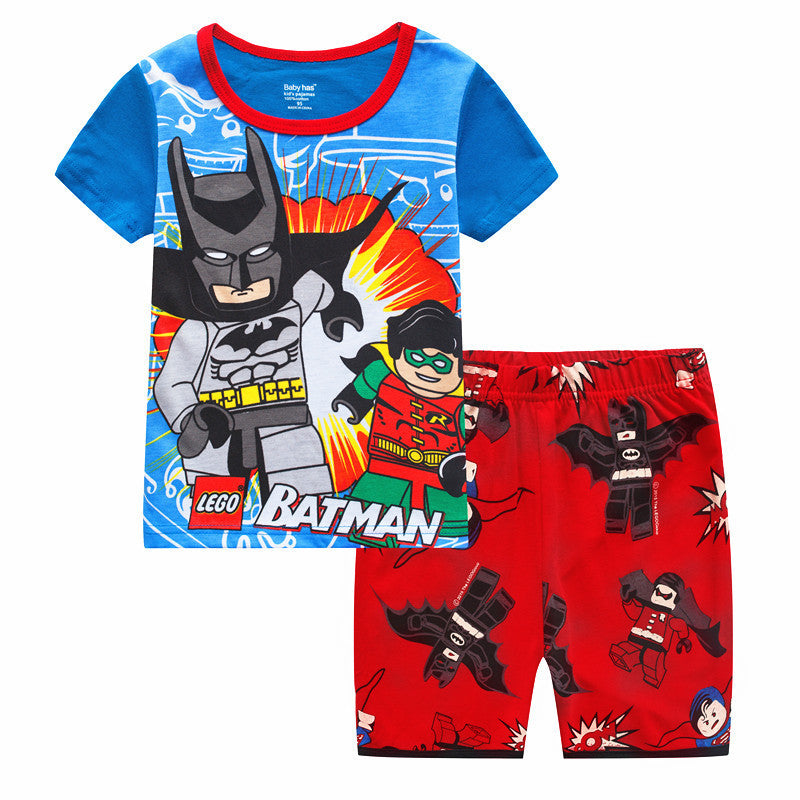 [354426] - Baju Setelan Street Wear Anak Import - Motif Lego Batman