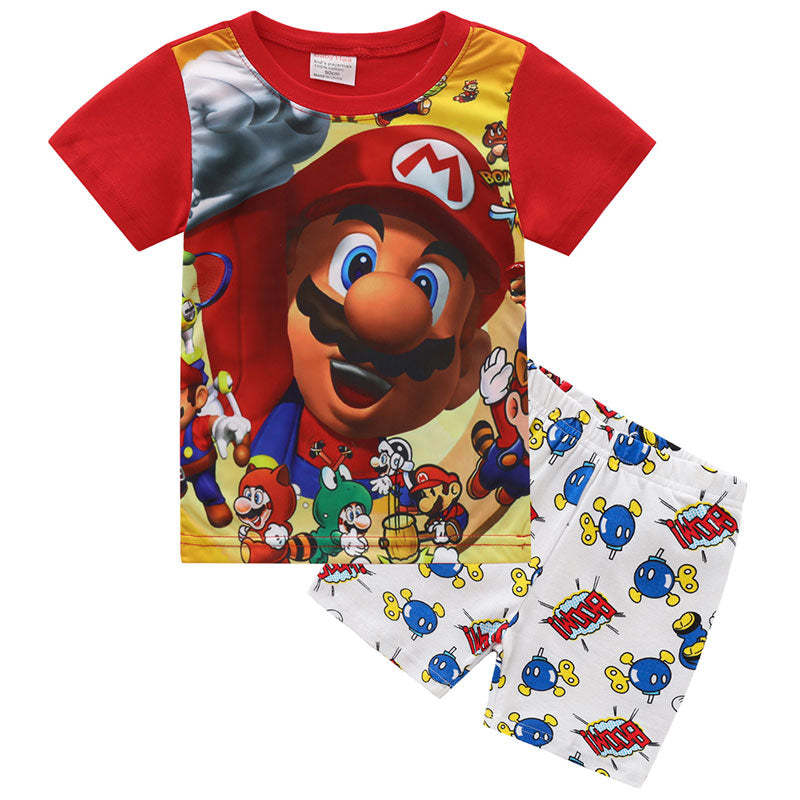 [354428] - Baju Setelan Street Wear Anak - Motif Super Mario