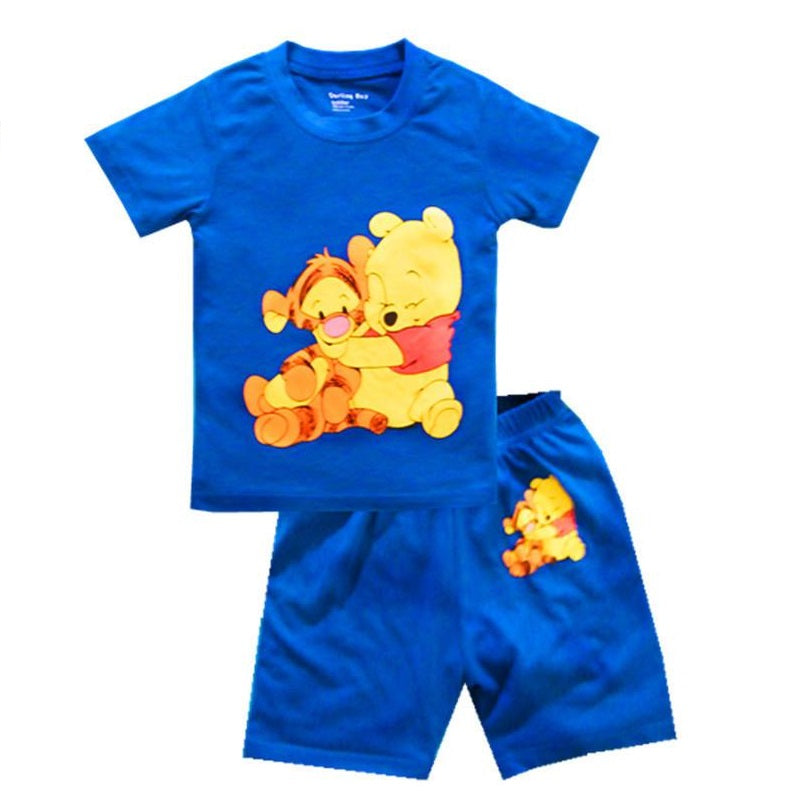 [354452] - Baju Setelan Street Wear Anak Import - Motif Winnie The Pooh