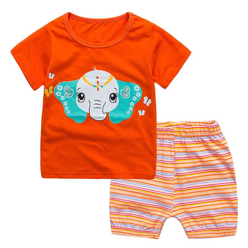 [354522] - Baju Setelan Street Wear Anak - Motif Beautiful Elephant