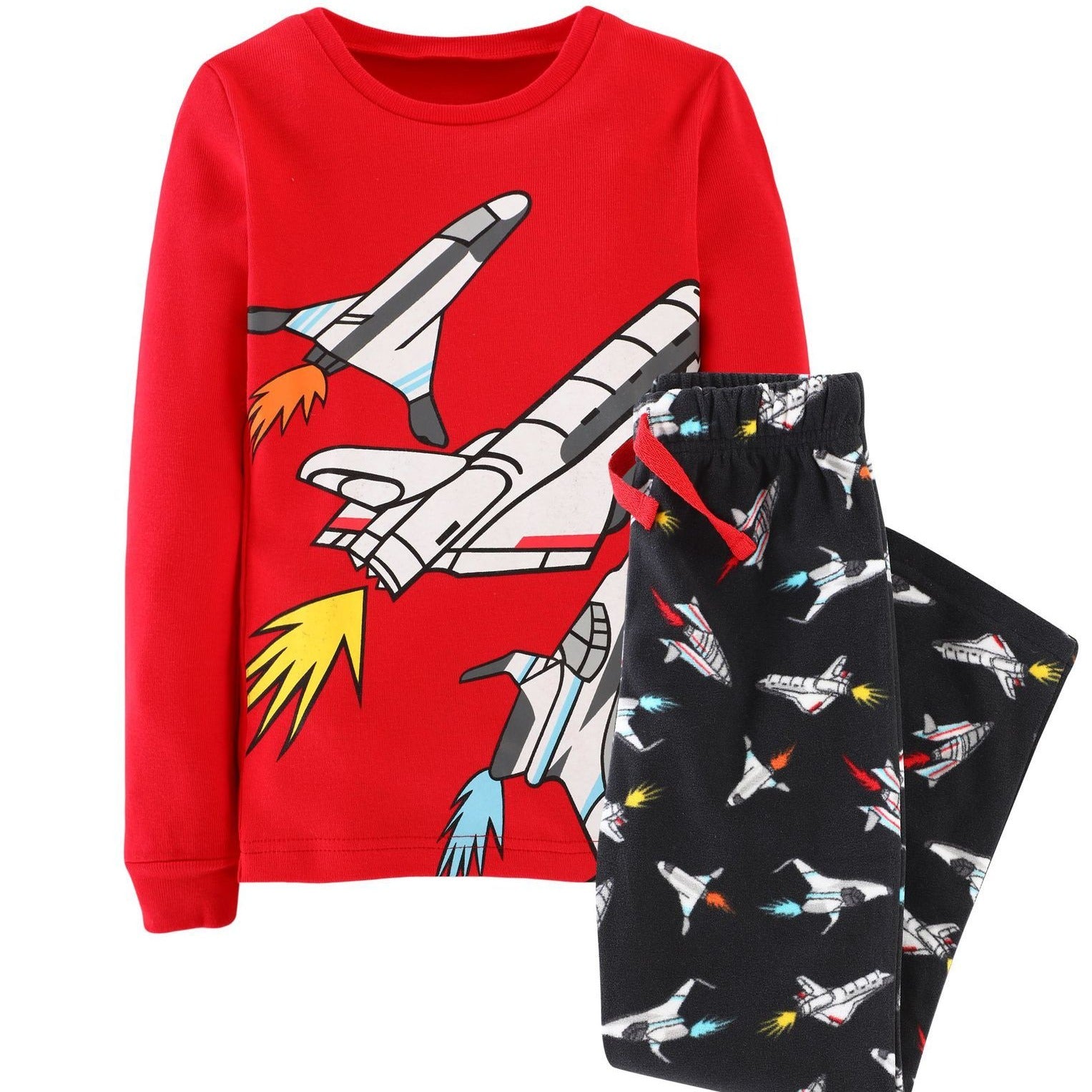 [354530] - Setelan Piyama Anak / Baju Tidur - Motif Astronaut Plane