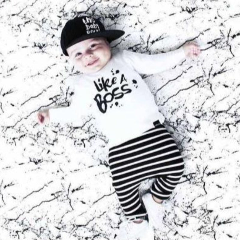 [356108] - Setelan Anak / Baju Santai Anak Import - Motif Like Boss