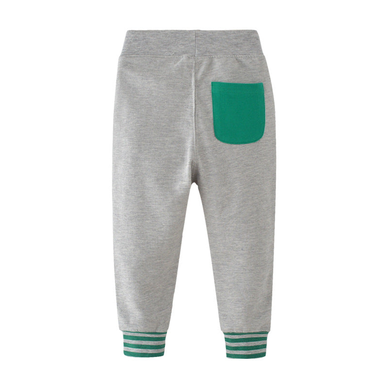 jual [357107] - Celana Training Anak / Celana Panjang Anak - Motif Solid Color Lines 