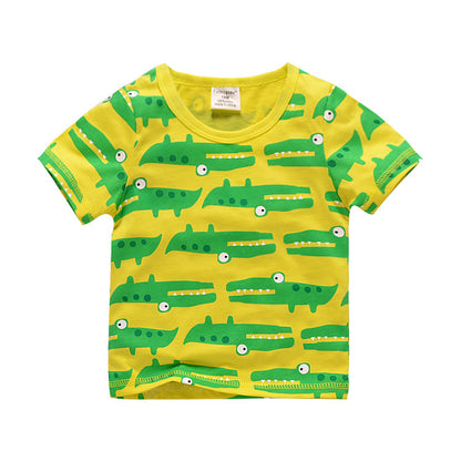 [357188] - Atasan Anak / Kaos Anak / Atasan Kaos Anak Trendi - Motif Crocodile