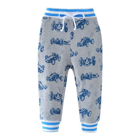 [357445] - Celana Training Anak / Jogger Anak - Motif Car Racing