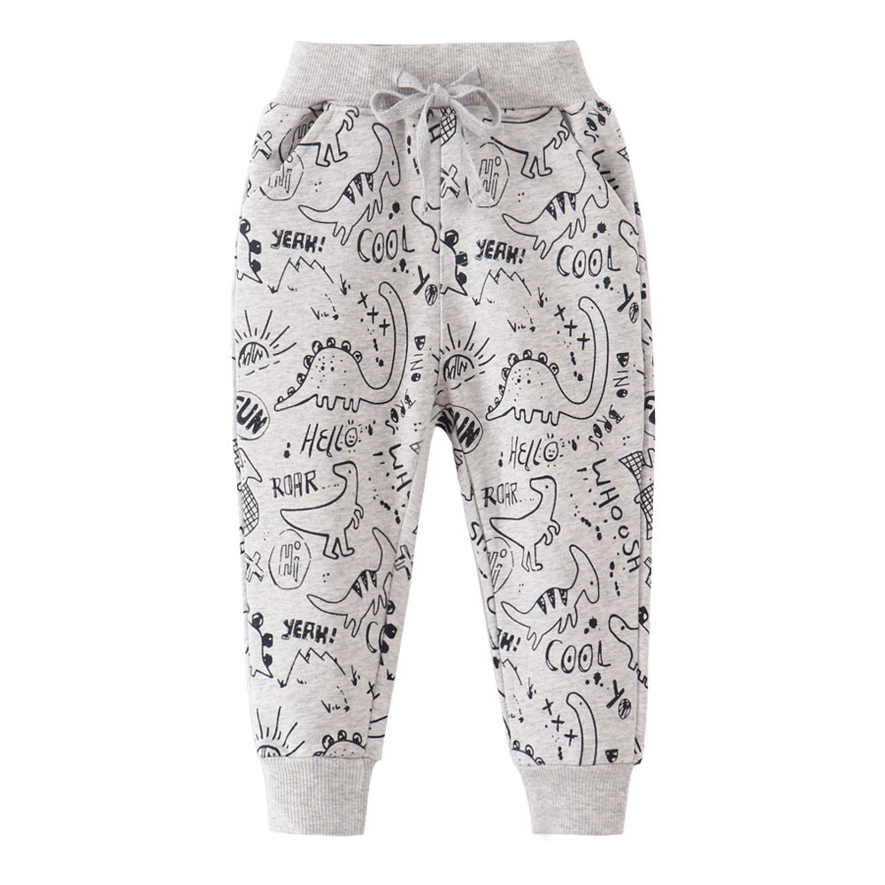 [357450] - Celana Training Anak / Jogger Anak - Motif Cool Dino