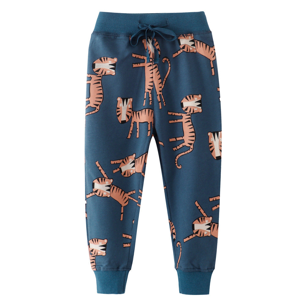 [357451] - Celana Training Anak / Jogger Anak - Motif Striped Cat