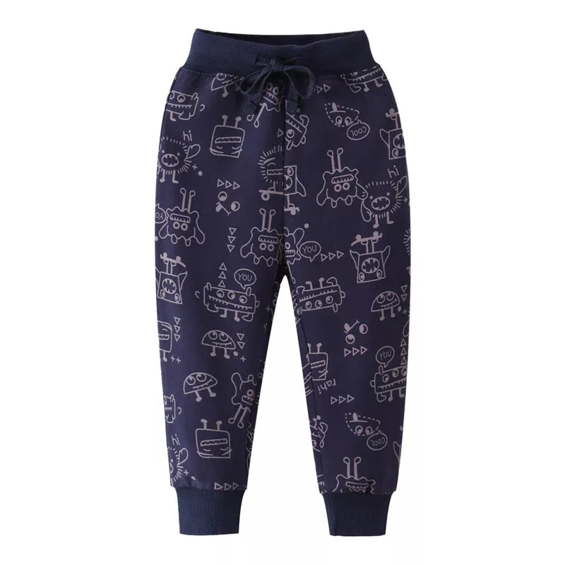 [357453] - Celana Training Anak / Jogger Anak - Motif Abstract Monsters