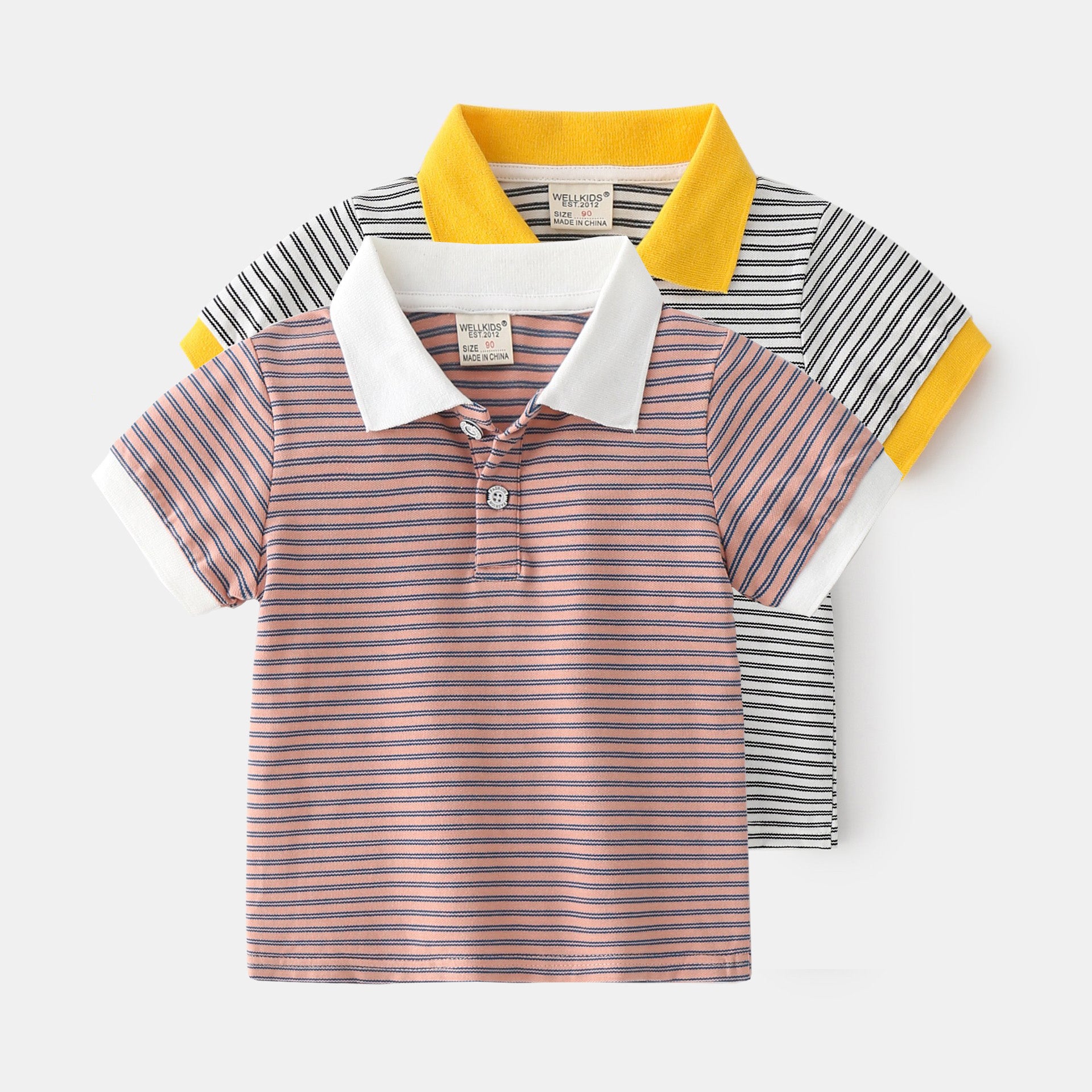 [513141] - Atasan Kaos Polo Fashion Anak - Motif Horizontal Line