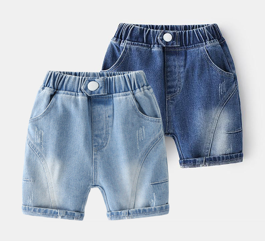 [513354] - Celana Jeans Pendek Fashion Anak - Motif Unique Jeans