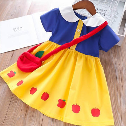 [363118] - Dress Fashion Anak Perempuan Modis - Motif Bitten Apple