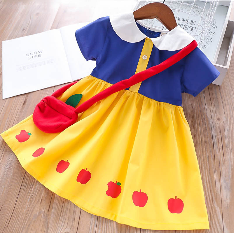 [363118] - Dress Fashion Anak Perempuan Modis - Motif Bitten Apple