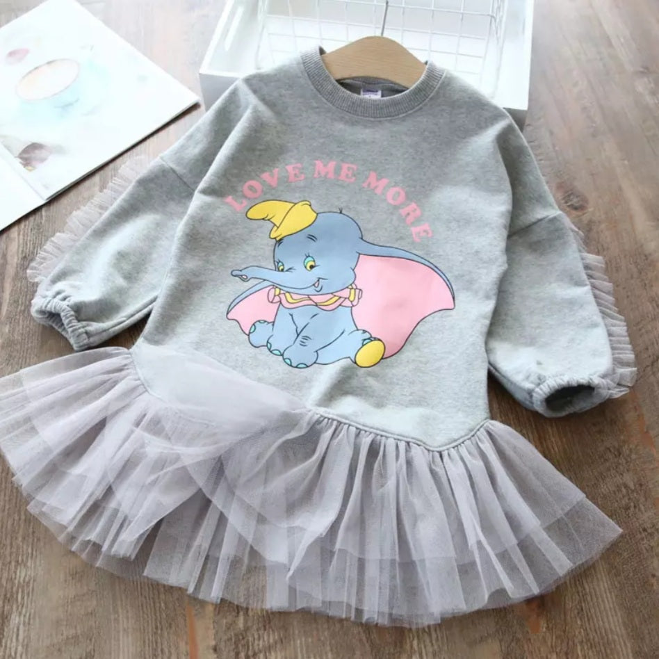 [363271] - Dress Trend Fashion Anak - Motif Elephants Love Me