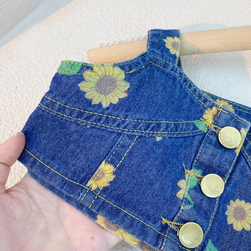 [363395] - Setelan Ootd Fashion Anak Perempuan - Motif Sunflower
