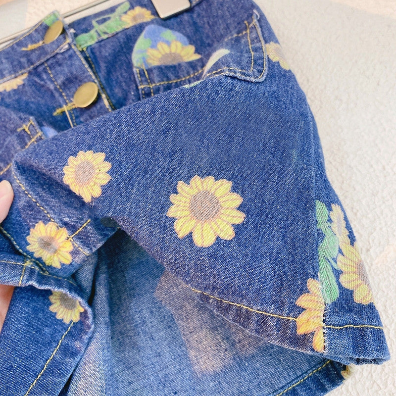 [363395] - Setelan Ootd Fashion Anak Perempuan - Motif Sunflower