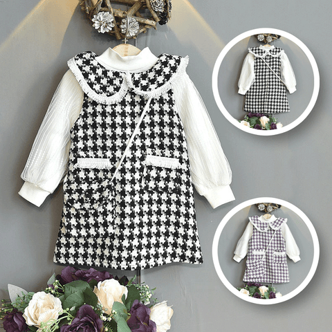 [363399] - Dress Fashion Anak Perempuan - Motif Rubber Sleeve