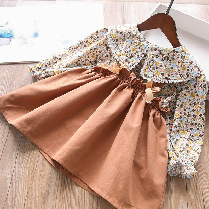 [363425] - Setelan Ootd Suspender Fashion Anak Perempuan - Motif Little Flower