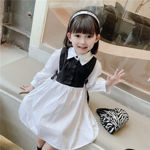 [363457] - Dress Fashion Anak - Motif Neat Plain