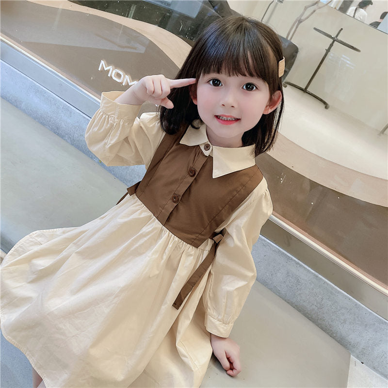 [363457] - Dress Fashion Anak - Motif Neat Plain