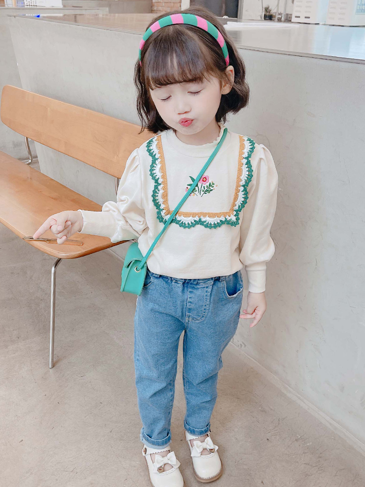 [363458] - Setelan Fashion Anak Perempuan - Motif Lace Chest