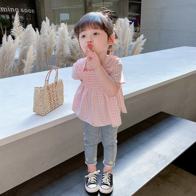 [363502] - Setelan Fashion Anak Import - Motif Casual Flower